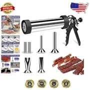 Large Capacity Jerky Gun Maker with 5 Nozzles - Easy Clean & Healthy Material