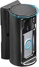 No Drill Bell - Secure Frame Bracket, Lock Box | Non Invasive Door Cradle, Video Device Support Wired Video Device, Holder Configuration for Homes