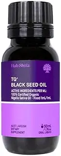 Hab Shifa Black Seed Oil | ACO Certified Organic | 100% Pure Cold Pressed Black Cumin Nigella Sativa oil | Heart-Healthy immune Support | Healthy Skin & Hair | Non-GMO, Vegan | Omega 3 6 9