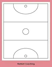 Netball Coaching: Paper Tactics Boards With Blank Team Sessions Planners Area And Notes Taking Pitch Court Diagrams For Practice And Game Strategies Record Keepin