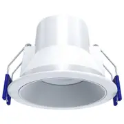 DETA 6W White IP44 Tri-Colour Dimmable Anti-Glare LED Downlight