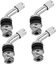 Generic 4pcs Motorcycle Valve Tires Valve Stem Extension Adaptor Valve Stem Motorcycle Tire Valve Tire Valve Stem Valve Plate Tubeless Valve Tubeless p Valve Copper