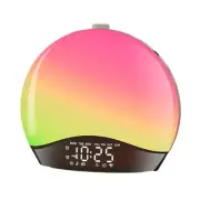 Rechargeable Digital Clock Light Alarm Clock For Relaxing Wake Up Dimmers