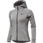 NIKE SPORTSWEAR TECH FLEECE 女 休閒 運動 連帽外套-灰S 842846-092