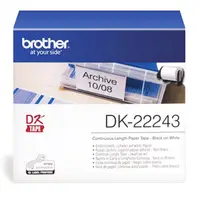 在飛比找蝦皮購物優惠-Brother DK-22243 白底黑字 原廠連續標籤帶
