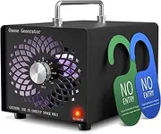 Ozone Generator 55000mg/h, High Capacity Ozone Machine Odor Removal Up to 6000 Sq.Ft, for Car/Home/Smoke/Pet Odor, Black