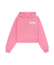 Wellness Ivy Cropped Hoodie S Candy color/white
