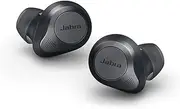 Jabra Elite 85t True Wireless Bluetooth Earbuds, Grey – Advanced Noise-Cancelling Earbuds for Calls & Music with Charging Case and 2 Wireless Charging Pads