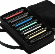 EASTTOP Diatonic Harmonica Set of 7 Blues Harp Mouth Organ Harmonica 10Holes US