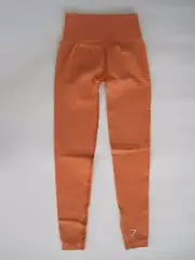 Gymshark XS Womens Vital Seamless 2.0 Legging Apricot Orange Marl MSRP 54 NWT