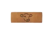 Solemate Premium Cow Face Mat 39x119cm Biodegradable Coconut Natural & Black
