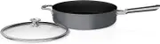 Ninja C50150 Foodi NeverStick Premium 5-Quart Sauté Pan with Glass Lid, Anti-Scratch Nest System, Hard-Anodized, Nonstick, Durable & Oven Safe to 500°F, Slate Grey