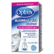 Optrex Advance ActiMist Eye Spray for Dry Eyes - Preservative Free 10ml
