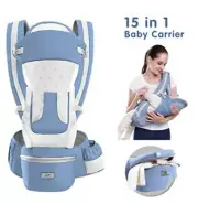 0-36MBaby Carrier with Hip Seat for Newborn to Toddler, 3 in1Ergonomic Backpack