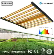 1000W Foldable Full Spectrum w/Samsung LED Grow Light Plant FD9600 Hydroponics