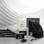 Automatic Sliding Gate Opener Kit Solar Panel Electric 4M 600KG Remote Con SOLAR