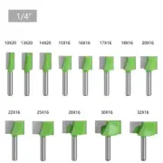 Shank 6.35mm Tongue And Groove Router Bit Set Wood Cutter Tool Kits Cleaning