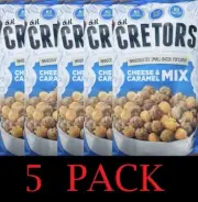 5x G.H. Cretors Handcrafted Small-Batch Popcorn Cheese & Caramel Mix 7.5 oz 5 PK