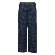 [Tao] Yarn-Dyed Wool Mohair Tweed Pants