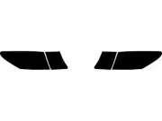 Rvinyl Tail Light Tint Covers Fits Lexus LS 2010-2012