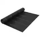 vidaXL Weed & Root Control Mat Black 1x10 m PP 2BB