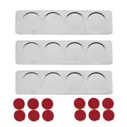 Magnetic Spice Jars Rack Stainless Steel Spice Jars Wall Plate Base Wall7468