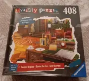 408 Ravensburger Mystery Puzzle, 27.5" by 19.66", Open box, Puzzle sealed In bag