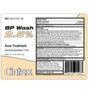 Cintex BP 2.5% Acne Treatment Wash, 8 Oz 324470911087VL