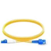 1.5M LC / SC UPC Duplex 2.0mm PVC(OFNR) 9/125 Single Mode Fiber Patch Cable-7988