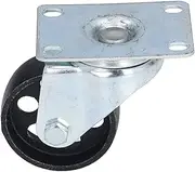 3in Swivel Caster Cast Iron Rotating Plate Dual Bearing Universal Wheel Replacement for Trolley
