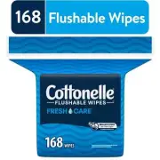 Cottonelle Flushable Wipes 168 count