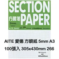 在飛比找樂天市場購物網優惠-【文具通】AITE 愛德牌 商德 A3 5m/m方眼紙 A-