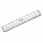 10 LED Wireless Battery/USB Powered PIR Motion Sensor Closet Night Light