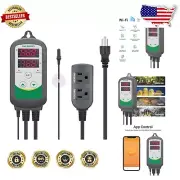 Advanced WiFi Digital Thermostat for Aquariums - Programmable & App-Controlled
