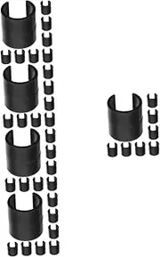 5sets Garden Flag Clips Durable Stoppers for Wind Resistance Lightweight Garden Flag Holder for Mailbox and Banner Fixing 8pcs*5