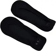 CATIEBYE 1Pair Low Cut Cushion Liner Socks for Arch Support Padded Non Slip Boat Socks Black Breathable and Comfortable for Long Term Wear for Walking and Standing