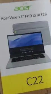Acer Chromebook Vero 514 14" FHD IPS Display, 12th Intel i3-1215U 8GB RAM & BAG