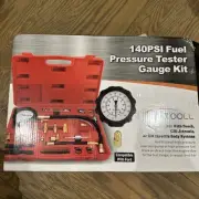BETOOLL 0-140PSI Fuel Injector Injection Pump Pressure Tester Gauge Kit Car Tool