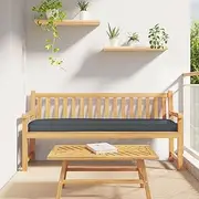 Pallet Cushions for Bench 2 pcs Anthracite 180x40x8 cm Oxford Fabric,Chair & Sofa Cushions-42001718
