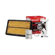 Ryco Oil Air Fuel Filter Service Kit for Honda Civic FD K20Z2 02/2006-12/2011