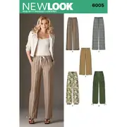 New Look Sewing Pattern 6005 N6005 Misses' Pants