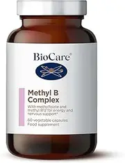 BioCare - Methyl B Complex - Superior B Complex for Mental Health & Hormone Production - 60 Capsules
