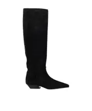 Khaite The Marfa Classic Flat Knee High Boots 38.5,40 black