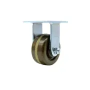 4 Inch High Temp Phenolic Wheel Rigid Caster with Bronze Bearing SCC