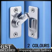 2 Colours 90 Degree Stainless Steel Latch Safety Right Angle Sliding Door Lock