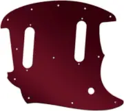 WD Custom Pickguard For Fender 2017-Present Classic Style Mustang #10R Red Mi...