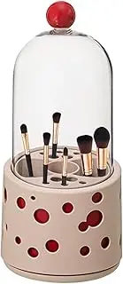 Cosmetics Storage Box, Large Capacity 360 Degree Rotating Display Cases, Spin Storage Rack Lipstick Box Pen Holder for Eyeshadow