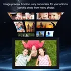 18.5in HD 1080P Digital Photo Frame Black Electronic Picture Frame Multifunc New