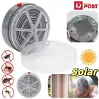 Solar Mosquito Killer Lamp UV LED Light Insect Fly Bug Pest Zapper Trap Outdoor