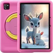 Blackview Tab 60 Pro Kids, Android 15 Children's Tablet, 12GB+128GB (2TB Expandable), 10" HD+ IPS, Dual SIM 4G LTE + WLAN 5, 7700mAh Battery, 5MP + 8MP Camera, Child Lock, Dual Box Speaker, Pink